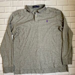 Polo Ralph Lauren Long Sleeve Polo Gray L